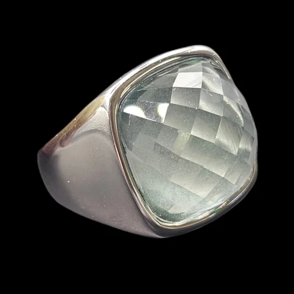 Prasiolite Ring
